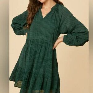 Mare Mare Anthropologie XS Green Tunic Dress Anne Kelly Green $150